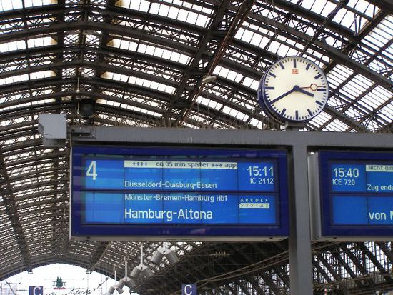 Danke Deutsche Bahn, dass ich dank dir den Chorauftritt noch hören durfte