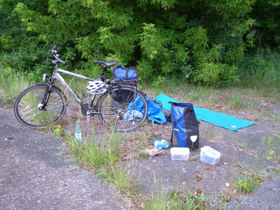 einmal wild übernachten