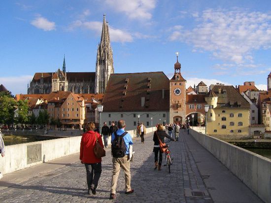 auf der steinernden Brücke