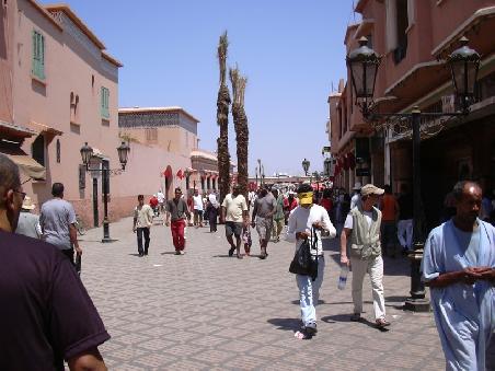 Fußgänerzone von Marrakech