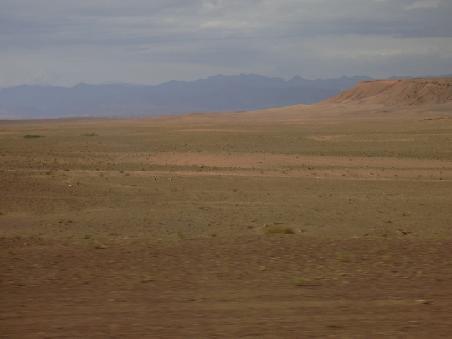 die Landschaft wird immer trockener