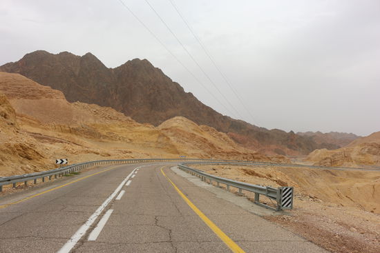 Highway 12 kurz vor Eilat