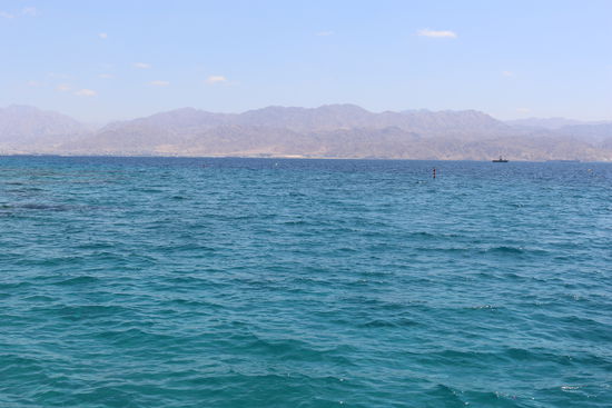 Blick nach Jordanien