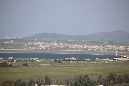 Blick nach Syrien mit Teleobjektiv