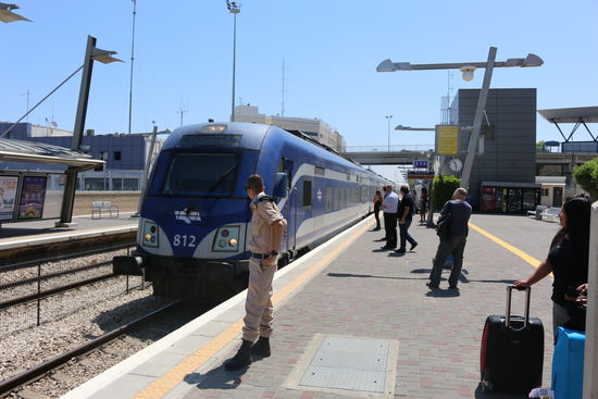 Unser Zug fährt ein