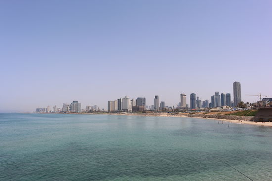 Noch einmal die Skyline von Tel Aviv