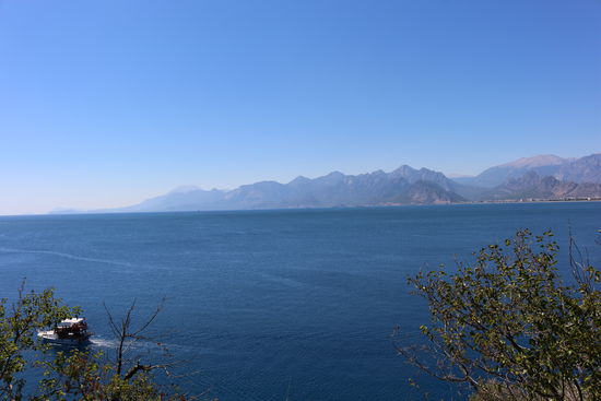 Blick auf das Mittelmeer von Antalya