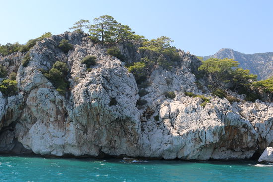 Hier kommt man nur mit dem Boot hin