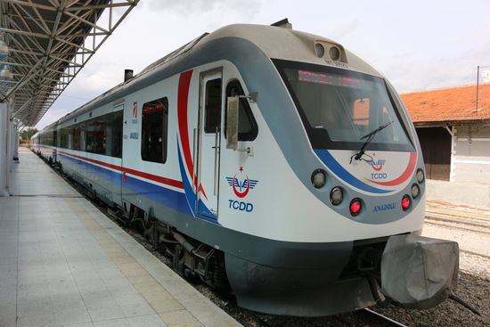 Unser Zug nach Selcuk steht schon bereit