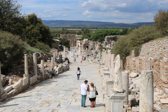 Prachtstraße von Ephesus in die andere Richtung