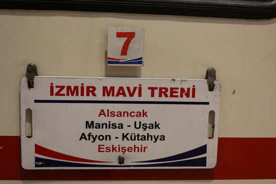 Unser Nachtexpress von Izmir Alsancak nach Eskisehir