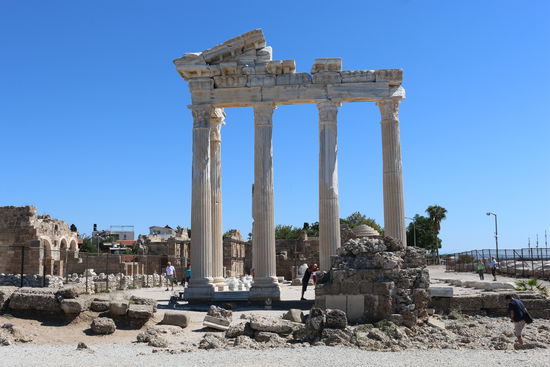 Ein alter Tempel in Side