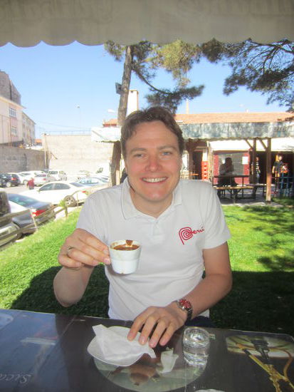 Kaffeetrinken im Stadtpark