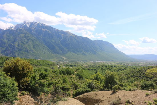 Fahrt in die Berge
