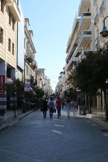 Fußgängerzone von Patras