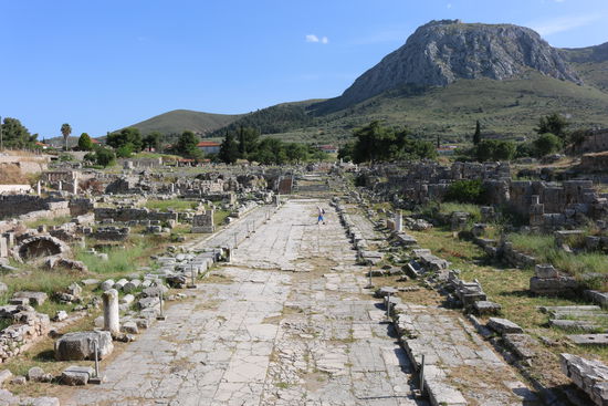 Hauptstraße von Korinth