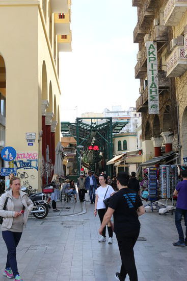 Eingang zum Markt von Thessaloniki