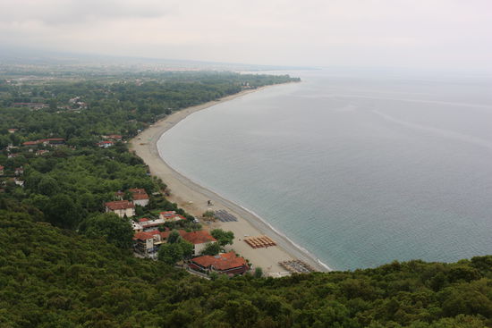 Aussicht von der Burg Platamon