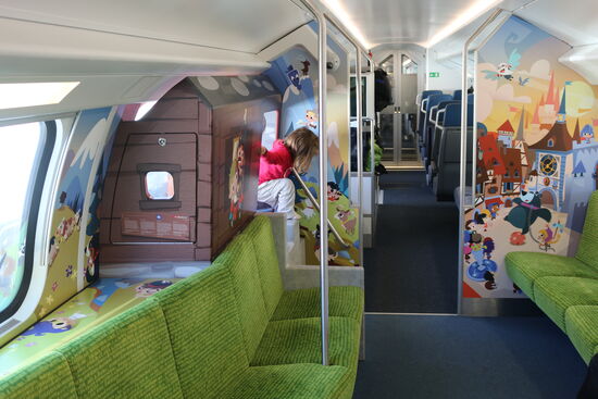 Indoor-Spielplatz im SBB-Zug