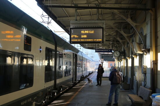 Unser Zug nach Milano steht bereit