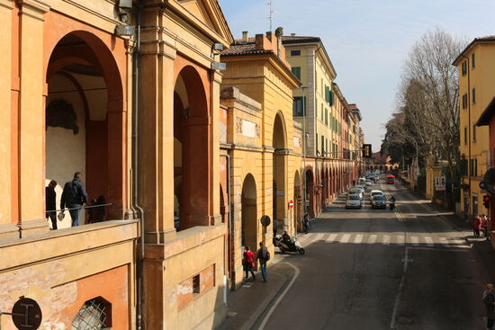 Die Arkaden gingen von oben bis in die Innenstadt