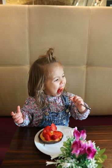 Jetzt erst einmal einen Erdbeerkuchen in einem der vielen schönen Cafés.