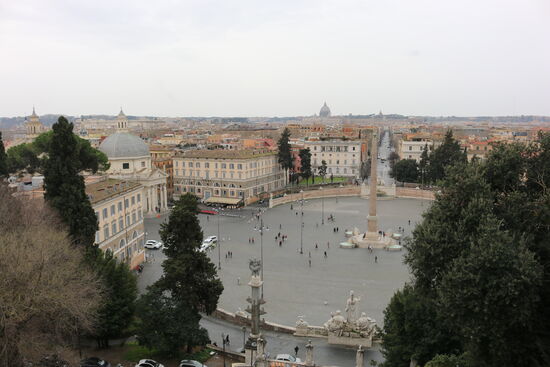 Blick von der Terrazza de Pincio