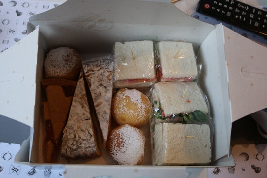 Frühstück bekamen wir wegen den Bauarbeiten aufs Zimmer