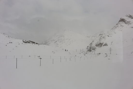 Auf dem Bernina-Pass