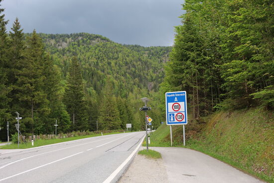 Die Grenze zu Österreich ist erreicht