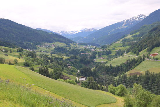 Irgendwo da oben geht es hin