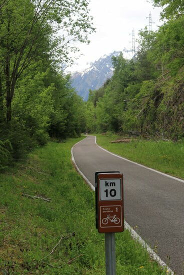 Die ersten 10 Kilometer nur bergab waren schnell weg
