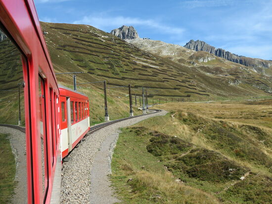 Hoch oben in den Bergen