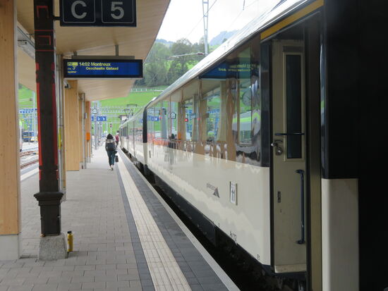 Umstieg in Zweisimmen