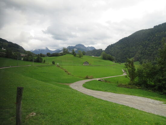 Auf der Fahrt weiter nach Montreux