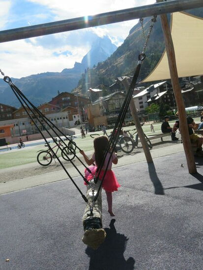 Die Schaukel mit Matterhorn-Blick