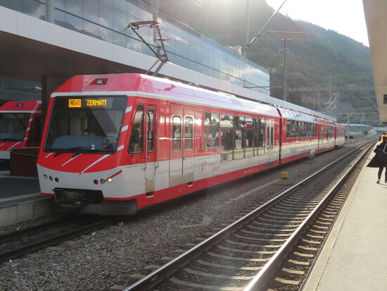 Wir sind wieder in Visp angekommen