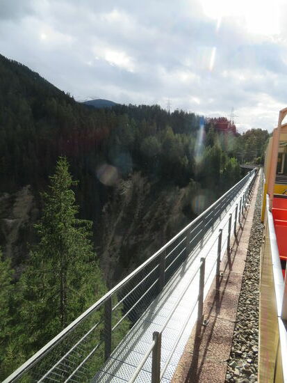 Auf dem Wiesener Viadukt