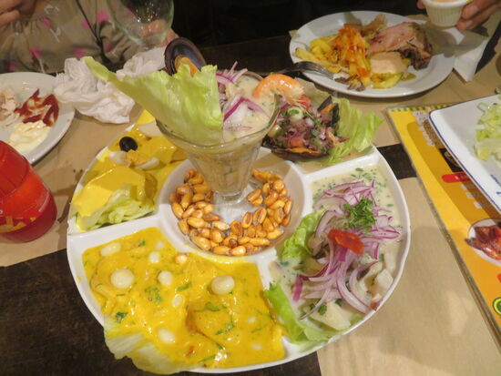 Peruanische Ceviche und mehr
