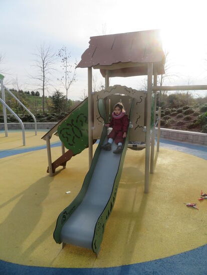 Auf einem Spielplatz