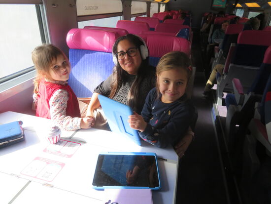 Im TGV nach Barcelona