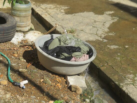 Wenn das Wasser läuft, dann wird auch nicht damit gespart