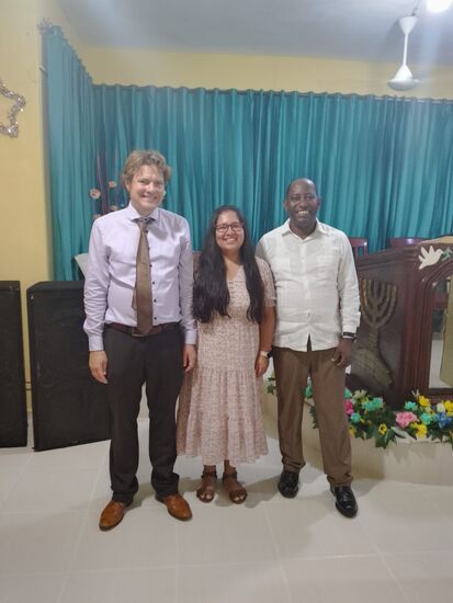 Foto mit Pastor Vincente