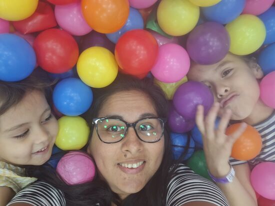 Bällebad im Indoorspielplatz