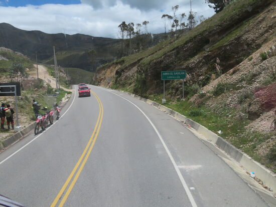 Fahrt von Cajamarca nach Chiclayo - Pass Abra El Gavilan auf 3050 Meter