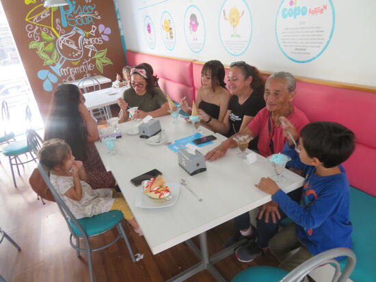 Gemeinsames Eisessen