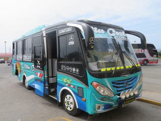 Unser Bus nach Huaraz ist abfahrbereit