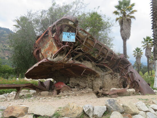 Reste des örtlichen Transportunternehmens