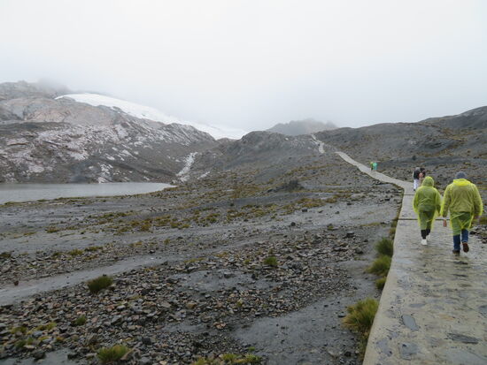 Auf dem Weg zum Pastoruri-Gletscher in heftiger Höhe
