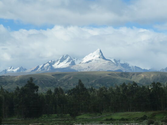 Heute gab es Sicht auf die Schneeberge